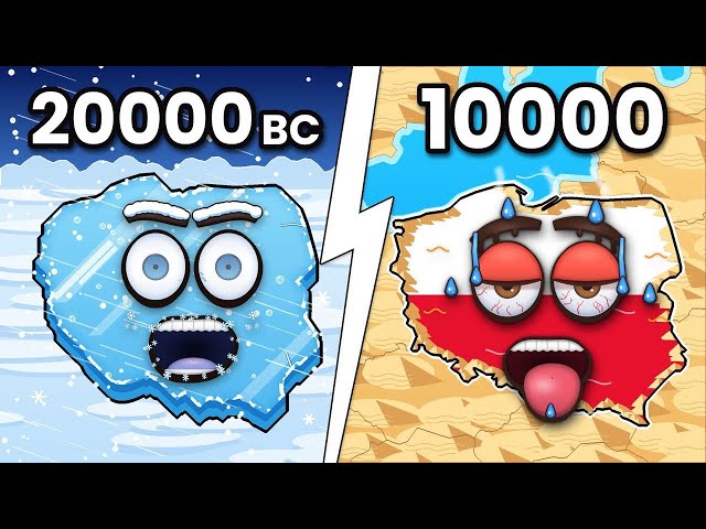 Evolution of Poland 20000 BC - 10000 (Map Animation)