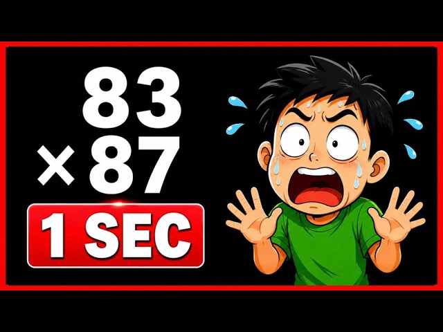 How To Calculate Faster Than a Calculator! - Mental Math Trick 