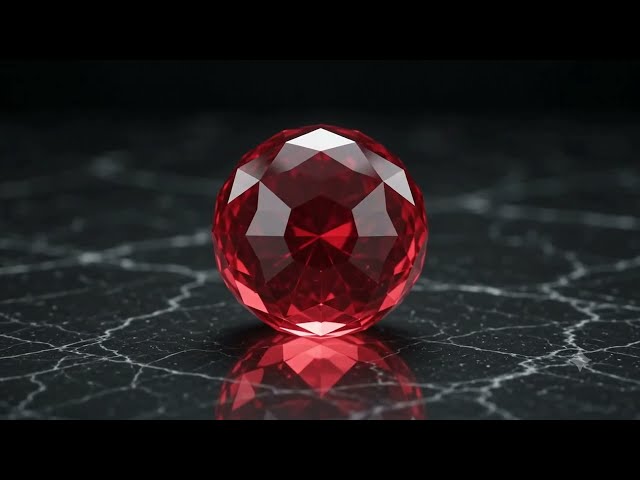 Slicing a Solid Ruby Crystal Sphere... 🔮🦋 (Butterfly Unfolding Reveal!)