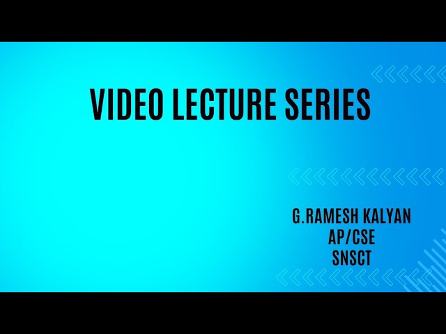 Introduction to IO | Object Oriented Programming | SNS Institutions