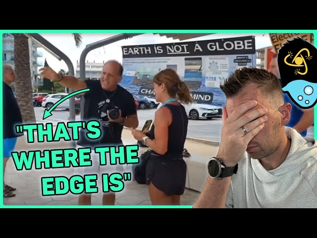 Flat Earther Tries to Convince European Space Agency Employee That the Earth is not a Globe