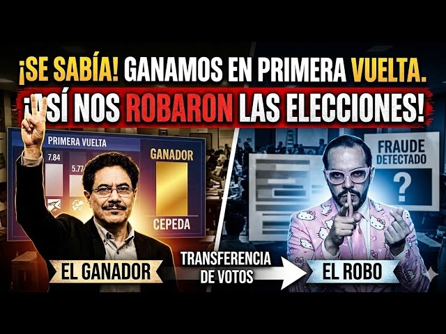 🔴 ¡SE SABÍA! GANAMOS EN PRIMERA VUELTA. ASÍ NOS ROBARON LAS ELECCIONES EN PRIMERA VUELTA. 😡 