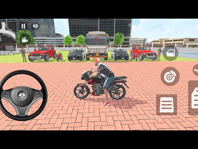 🎮 Franklin order by 2⃣ Thar 2⃣ police car 2⃣ Pulsar 1⃣ truck 🚛 in Indian bike Swift auto simulator 🎮