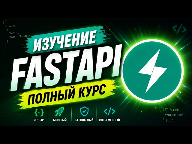 Полный Курс по FastAPI / Библиотека Python FastAPI в одном видео для начинающих