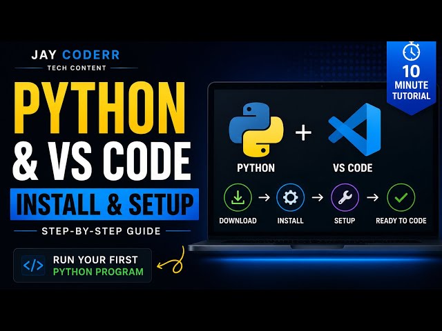 How to Install Python & VS Code | Complete Setup Guide for Beginners (2026)