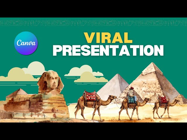 How to make this VIRAL PowerPoint Presentation in CANVA  l  MORPH Transition
