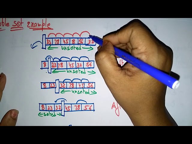 Bubble sort Example | Exchange Sort | DS | Data Structures | Lec-59 | Bhanu Priya