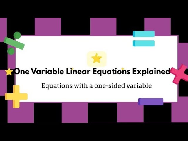 Linear Equations Made Easy | Step-by-Step Tutorial for Beginners#mathematics 