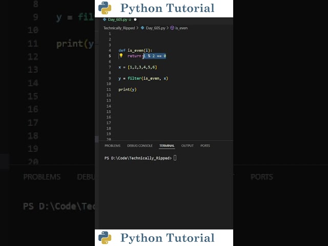 Filtering Lists & Strings In Python | Python Tutorial