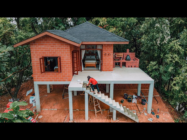 Talented girl secretly built her dream luxury villa over a year. | by  @NhatChauBuild