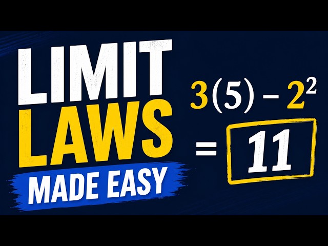 Limit Laws Made Easy! The Rules You Actually Need  AP Calculus 1 5