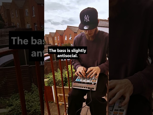 The bass is slightly antisocial #mpcsample #akai #grime
