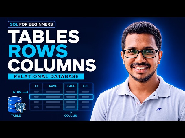 3. SQL Tables, Rows and Columns Explained for Beginners | SQL Tutorial