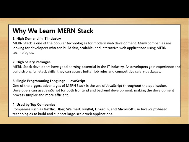 MERN STACK WEBINAR | PythonSoft