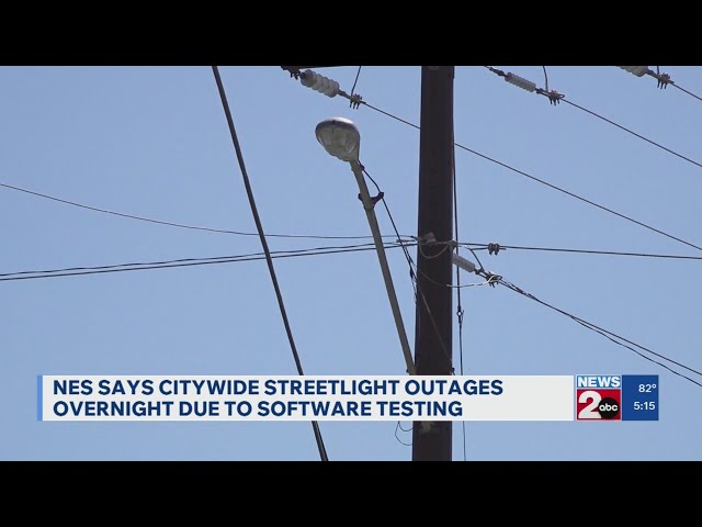 NES: citywide streetlight outages overnight due to software testing