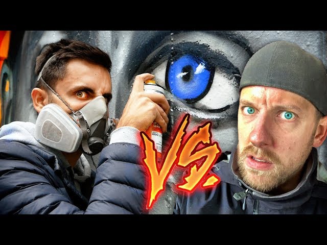 2 Artists paint PORTRAIT of each other! (Battle SMOE vs DOKE)
