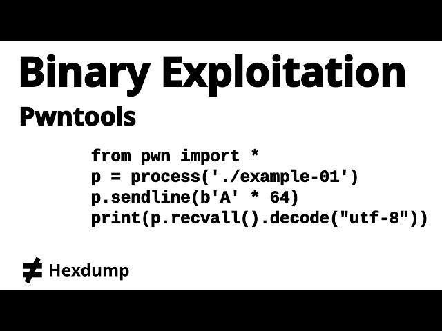 Automate your exploits with Pwntools!