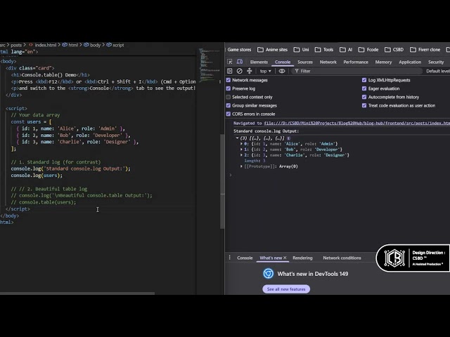 Coding Tips_004 | Do you still print messy data arrays in your console?