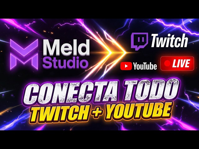 🔴 How to Connect Twitch, YouTube, and TikTok to Meld Studio