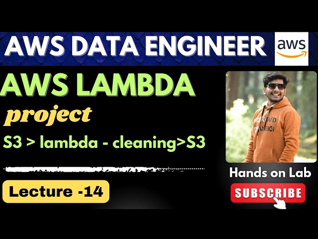 14. AWS Lambda Practical Project | AWS Data Engineering