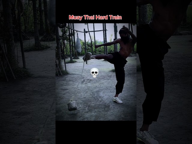 Train Hard Muay Thai | kick 🥶kung fu master#training#tutorial#edit