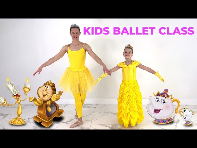 Ballet For Kids | Beauty And The Beast Ballet Class (Ages 3-8) | Be Our Guest & Tale As Old As Time