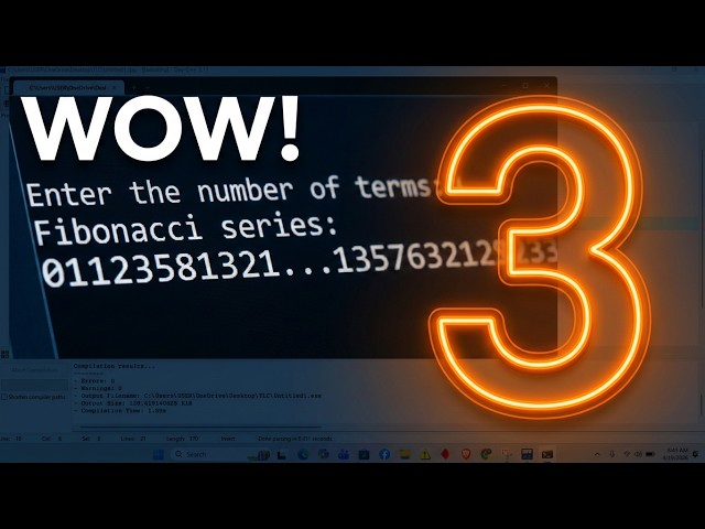 C Program Fibonacci Series: The MOST Energetic Tutorial Ever ⚡️