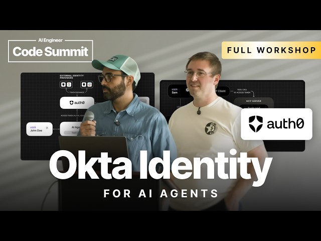 Identity for AI Agents - Patrick Riley & Carlos Galan, Auth0