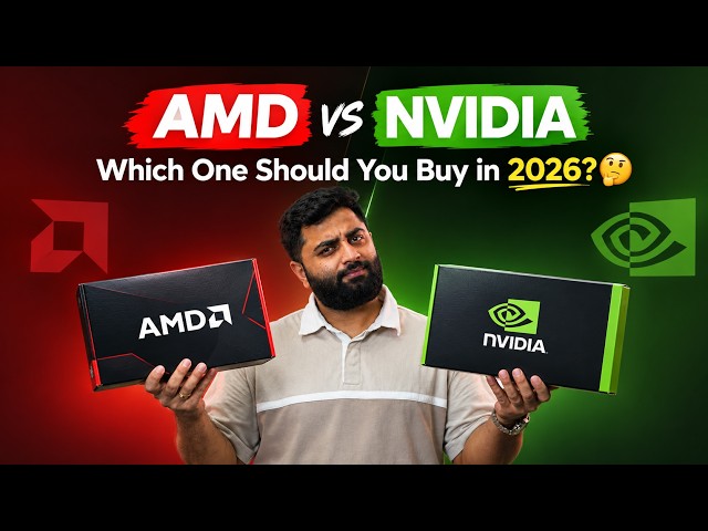 AMD vs NVIDIA — Which One Should You Buy in 2026?🤔