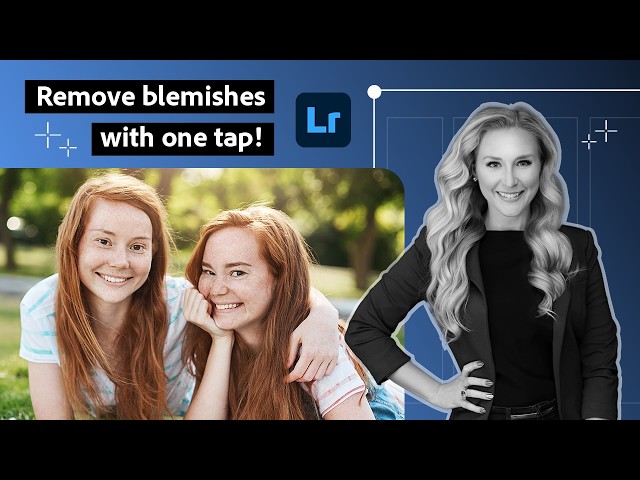 Remove Blemishes with One Tap in Lightroom on Mobile | Adobe Lightroom