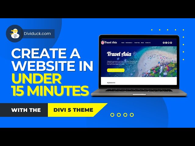 Divi 5: Build a Site in 15 Minutes! (Plus a Look at the New Interface)