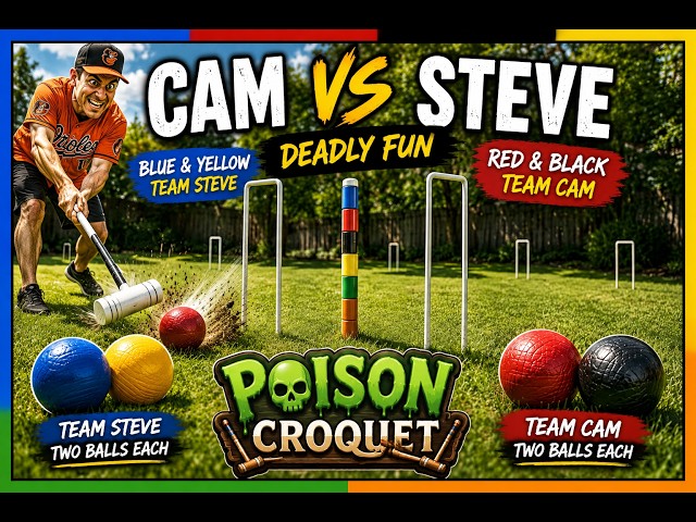 Poison Croquet - Cam vs Steve | 8K VR180
