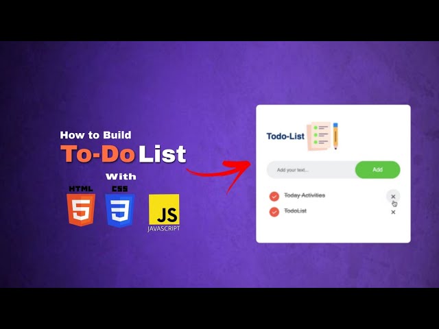 📝 Simple To-Do List App Using HTML, CSS & JavaScript