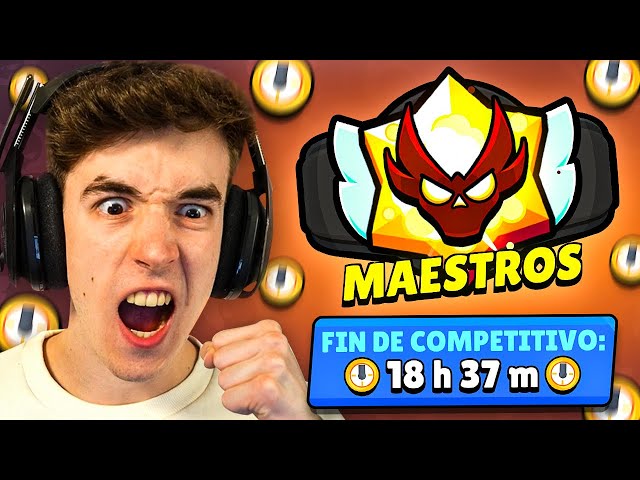 SUBO A MAESTROS en EL ULTIMO MOMENTO de BRAWL STARS