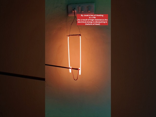 Nichrome wire with property ,Class 10 &12, #Physics #shorts #experiment #science