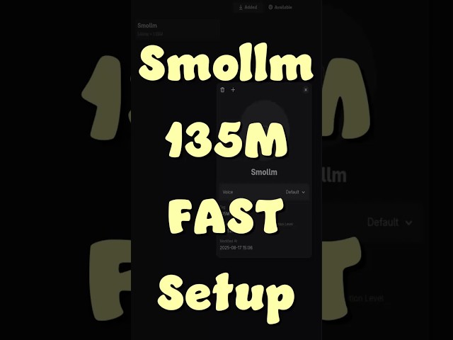 Run AI on Your Laptop in 60 Seconds! | Smollm 135M + Ollama