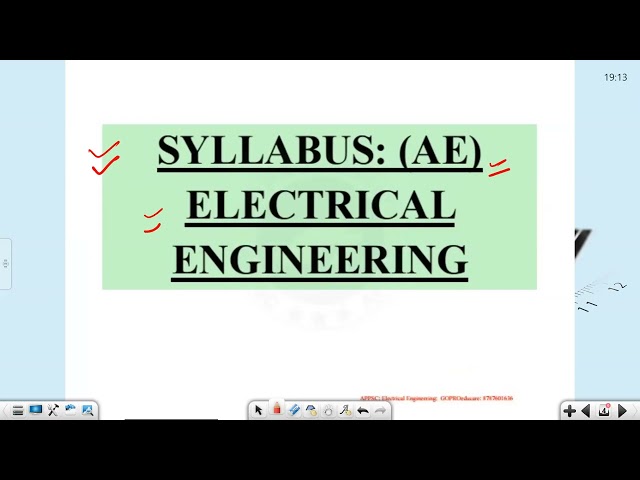 AE JE 2026 27 Electrical Engineering Syllabus
