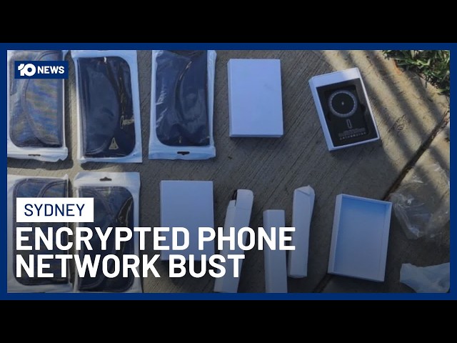 Sydney’s Gangs Warned As Detectives Intercept Encrypted Phone Network | 10 News