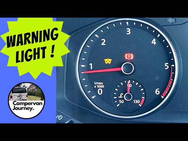 ENGINE WARNING LIGHT - AARGH !!! - VW T6 California Engine Warning Light and on route re set