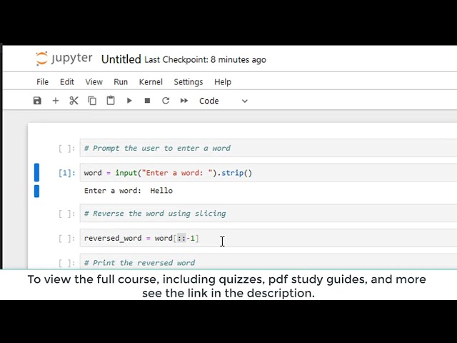 Beginner Python Project: Reverse Words with Slicing & Check for Palindromes (Intro to Python)