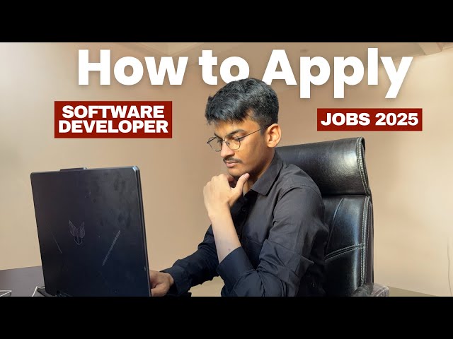 How to Apply for Software Developer Jobs in 2025 | Day in The Life | Vlog