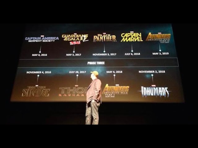 Anuncio de la tercera fase de Marvel Studios (2014)