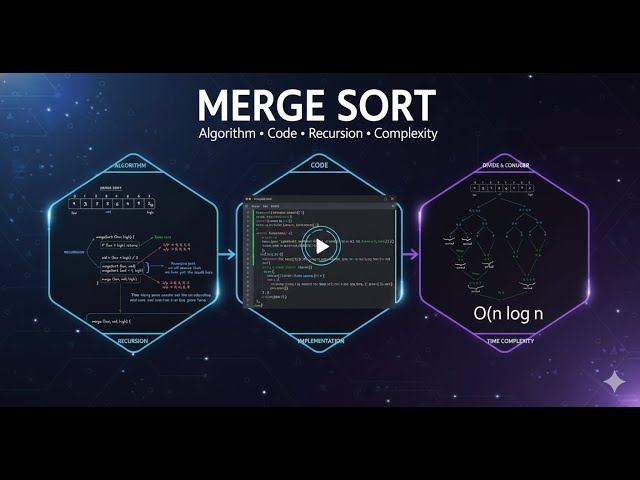 Merge Sort | Algorithm, Code, & Complexity