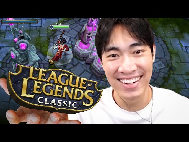 NOSTALGIC MEMORIES PLAYING NIDALEE IN CLASSIC LEAGUE OF LEGENDS MODE