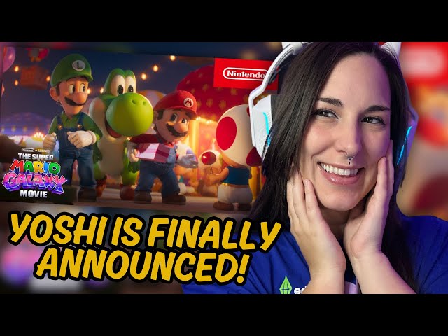 YOSHI IS FINALLY ANNOUNCED!! | "The Super Mario Galaxy Movie" 🦖 Yoshi First Look & DIRECT REACTION!
