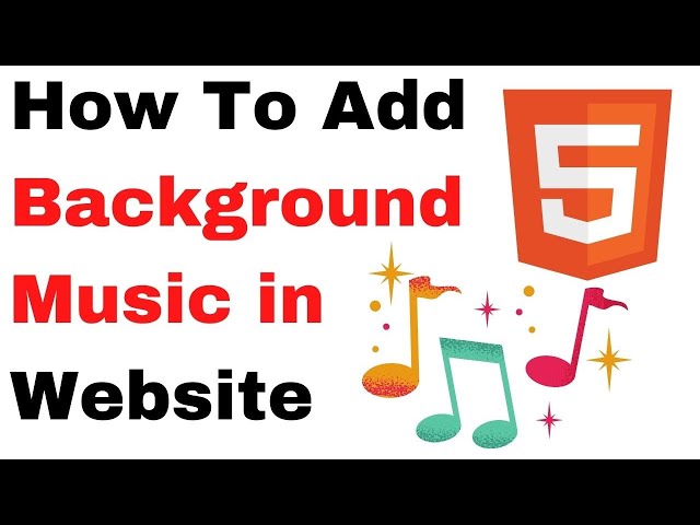 How To Add Background Music In Website - Hindi / Urdu