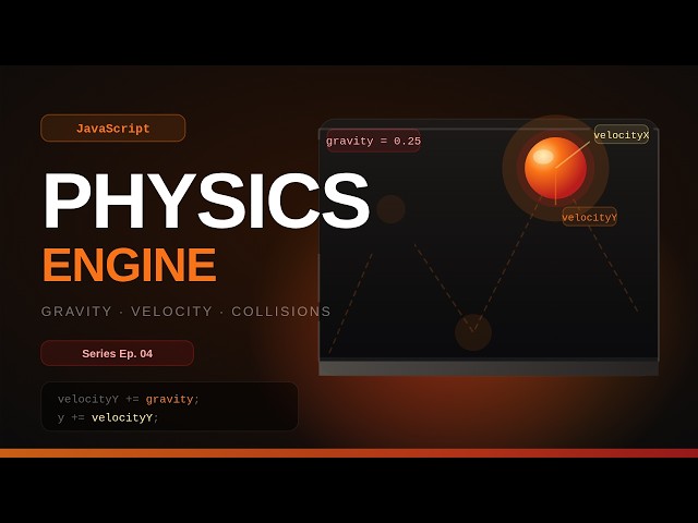 Every Game Uses This Loop — Build a JavaScript Physics Bounce Arena | @ScratchStart00