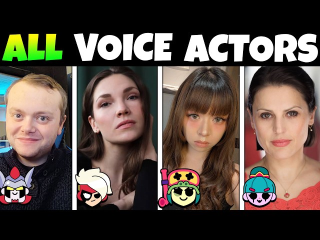 ALL Voice Actors in Brawl Stars (2026)