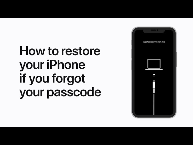 How to Restore your iPhone if you forgot your passcode - Apple Support