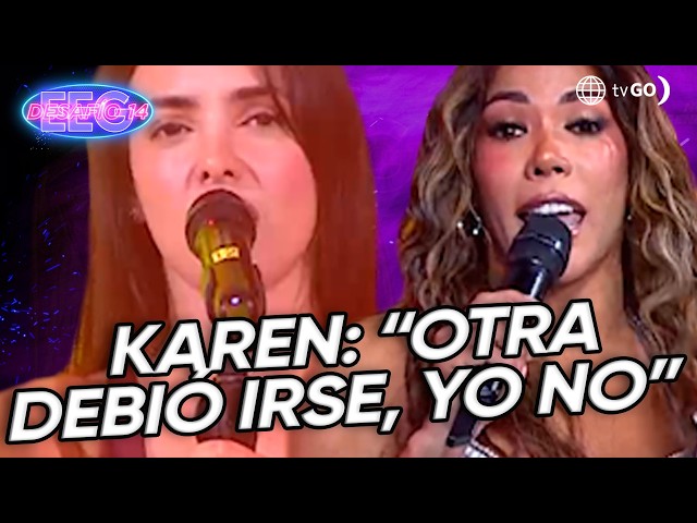 EEG Desafío 14: Karen Dejo asserted that Rosángela should have left instead of her (TODAY)
